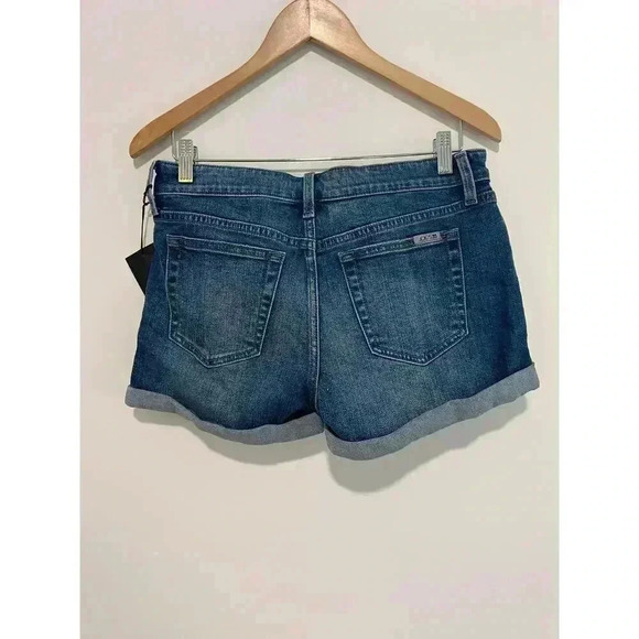 JOE'S Mid Rise Rolled‎ Cuff Denim Shorts In Cassandra Size 28 - Picture 12 of 12